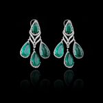 Diamond & Emerald Earring