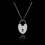 Diamond lock pendant