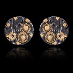 Black Diamond Time Machine Cufflinks