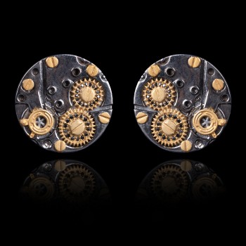 Black Diamond Time Machine Cufflinks