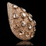 Champagne diamond ring