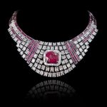 Ruby & diamond necklace