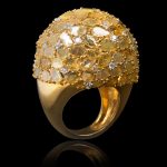 Ice-diamond ring 18kt