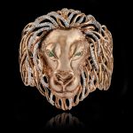 Diamond Lion Cuff