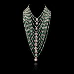 Diamond,
Emerald & pearl mala