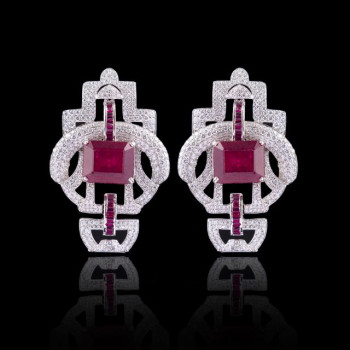 Art Décor Ruby Earring