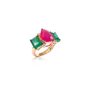 Ruby Emerald Ring