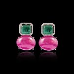 Ruby Cabs Emerald Earrings