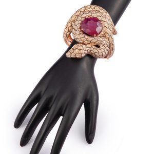 Champagne Snake Cuff