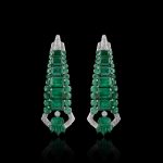 Emerald Long Earrings